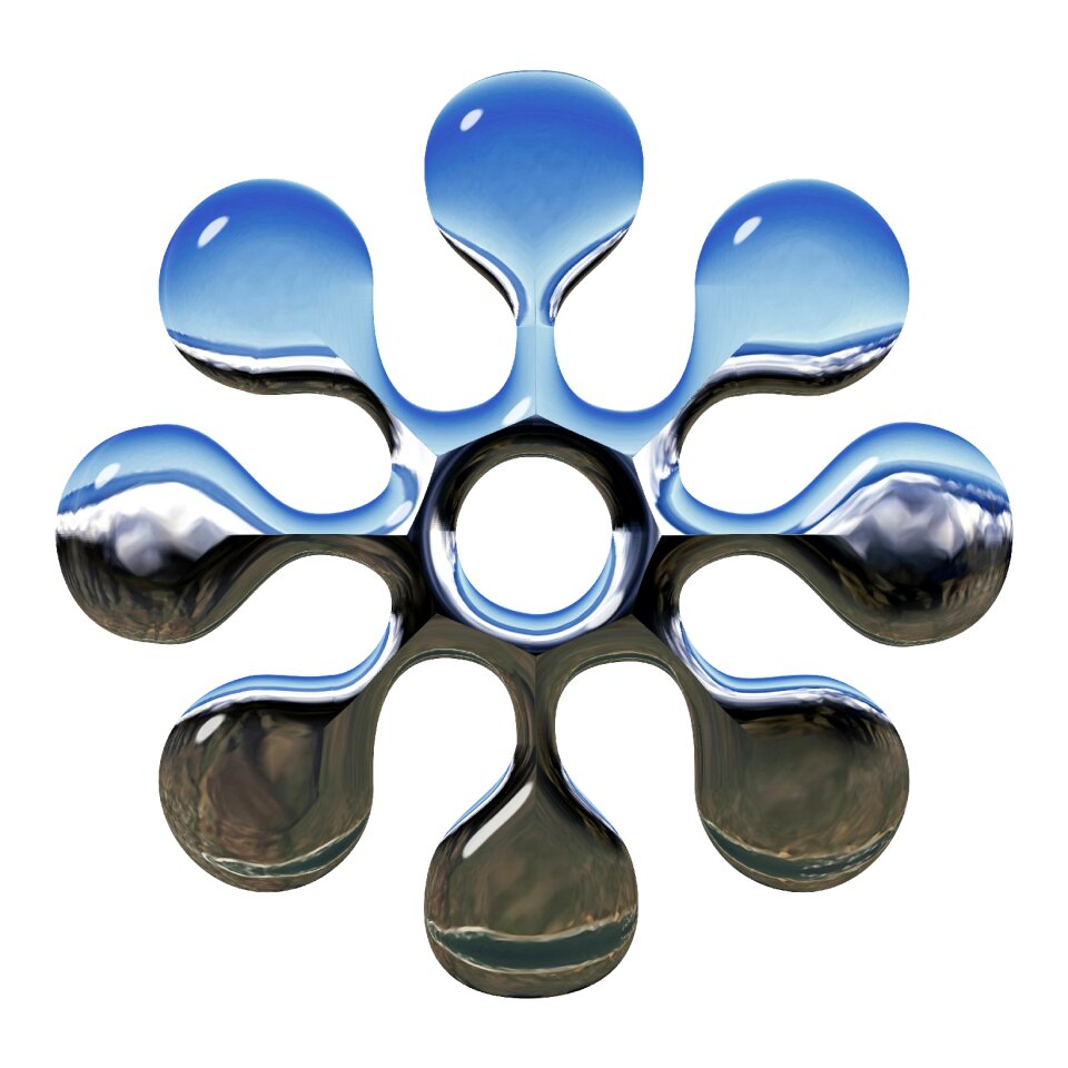 Button sign metallic