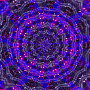 Pattern kaleidoscopic symmetry