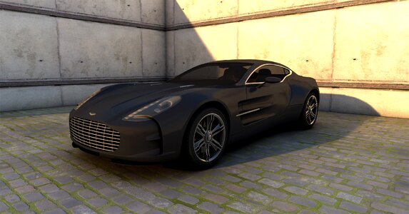 Sports car auto automobile