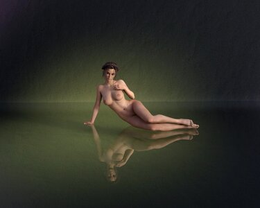 Glass naked skin