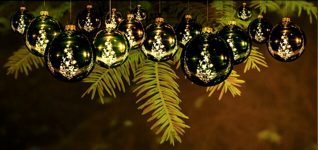 Deco christmas bauble tree decorations