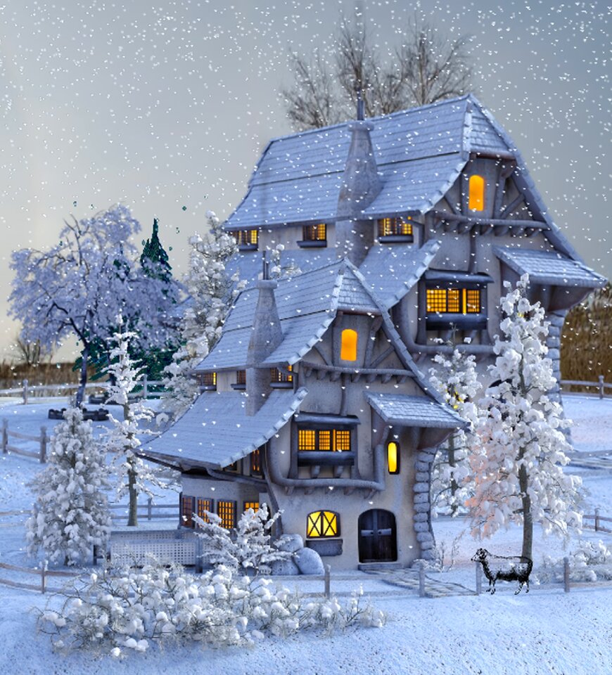 Landscape nice white
