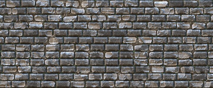 Wall bricks gray wall