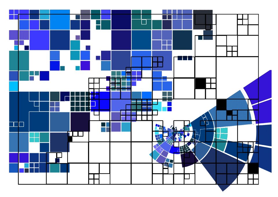 Visualization graphic background