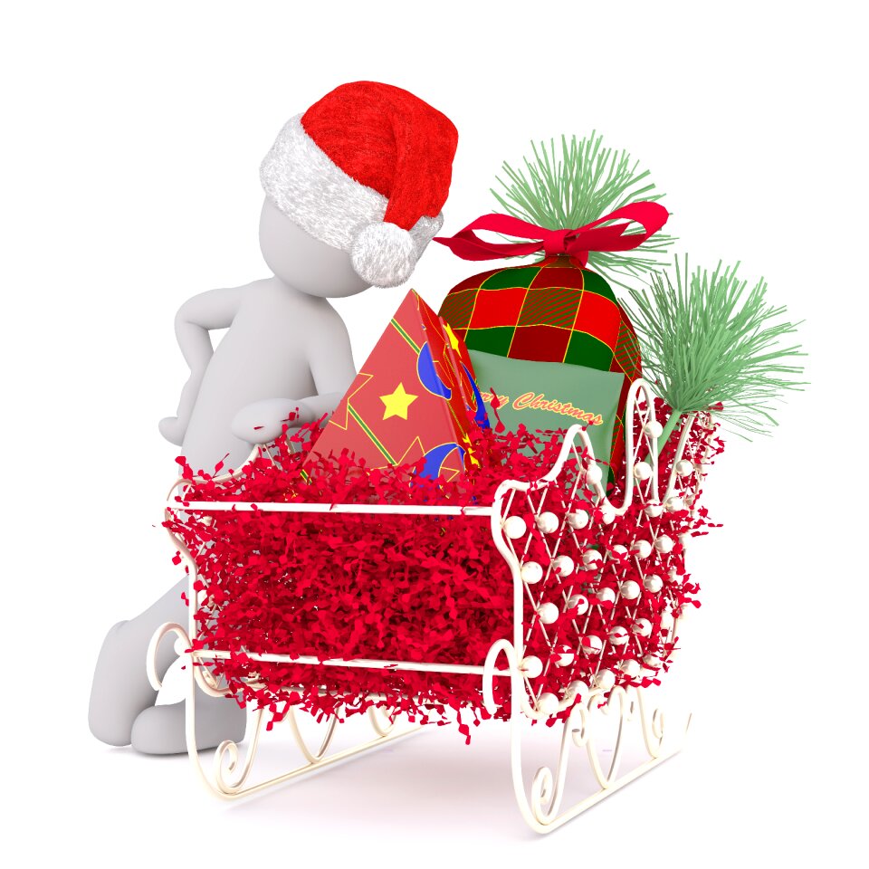 Isolated christmas 3d model