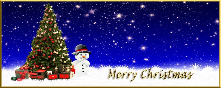 Snowman gifts slide