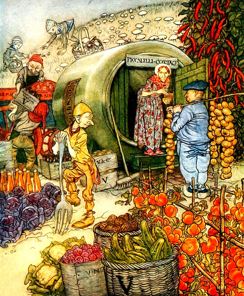 Old antique fantasy