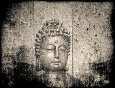 Antique zen meditation