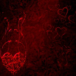 Gothic heart texture