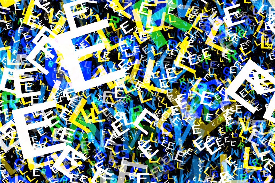 Alphabet characters alphabet letters
