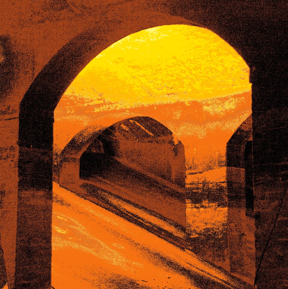 Orange yellow cisterns