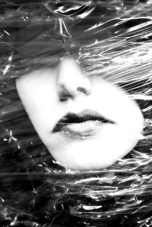 Plastic surreal black