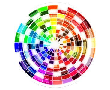 Rainbow colorful spectrum