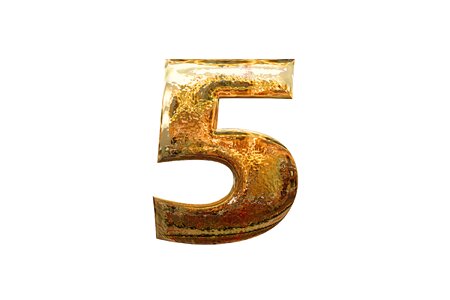 5 golden glass
