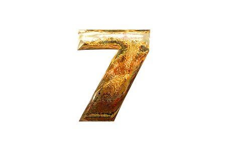 7 golden glass