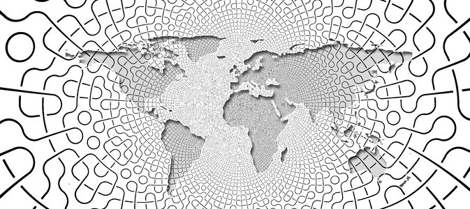 Continents globe www