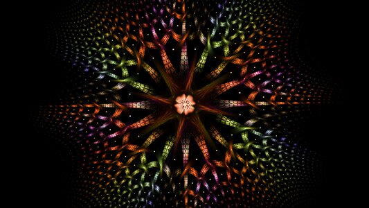 Texture fantasy fractal art