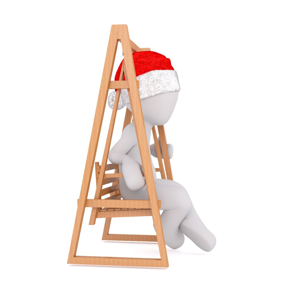 Christmas santa hat full body