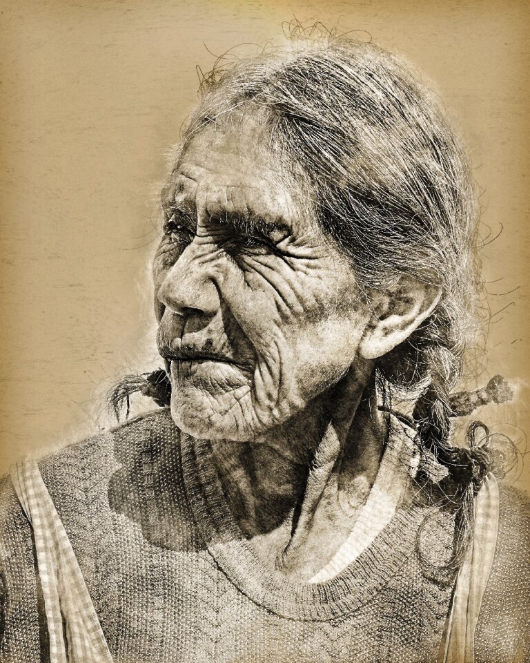 Wisdom hair look