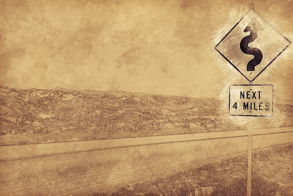 Curves sepia signal