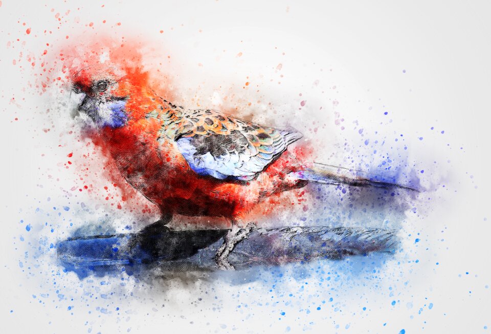 Animal art abstract