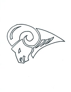 Outline animal logo