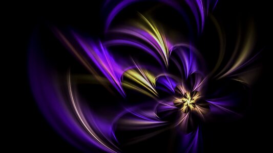 Fantasy floral swirl