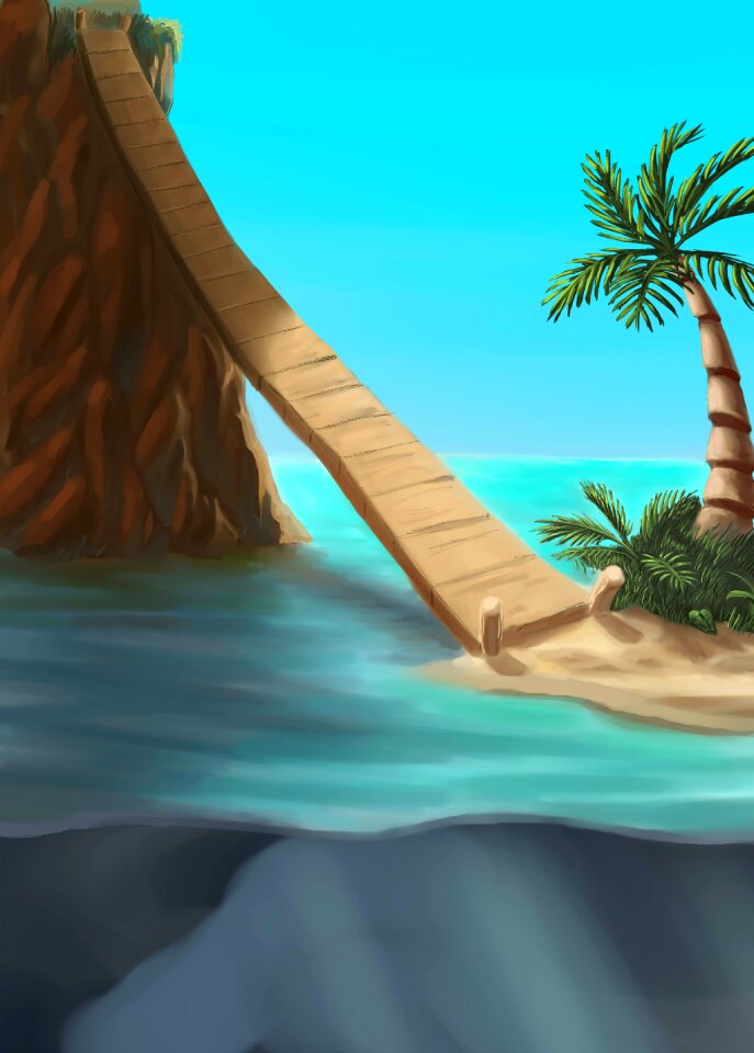 Agua hill painting