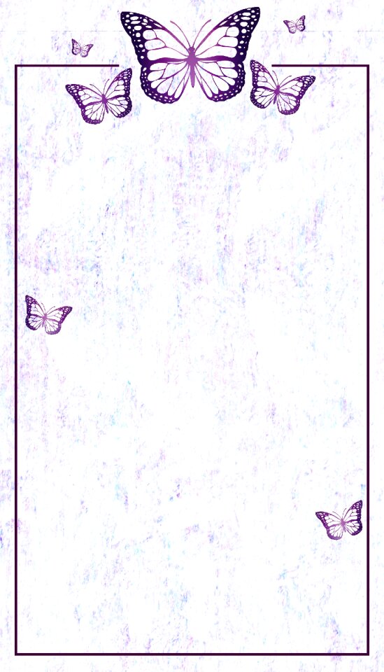 Shape rectangle butterfly