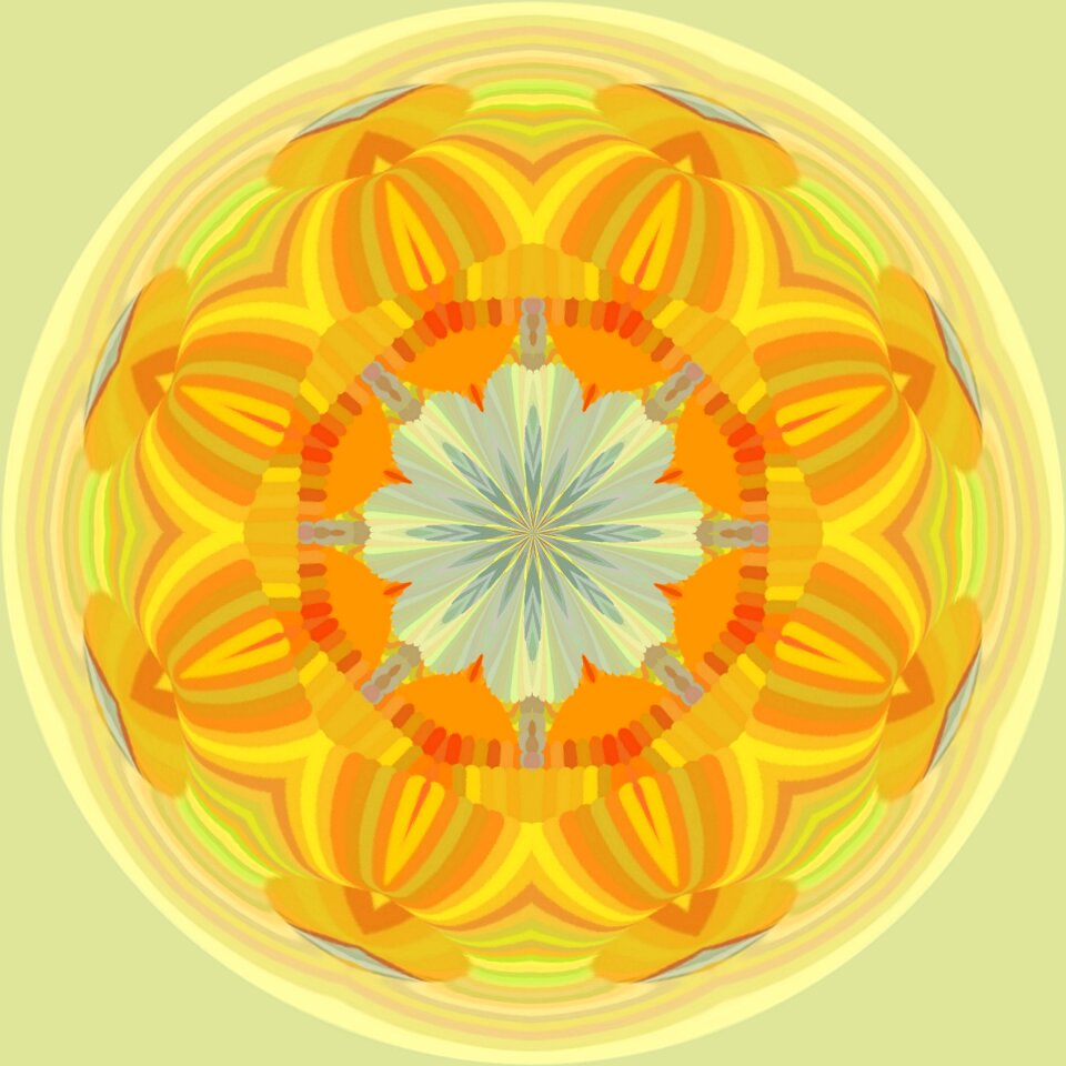 Abstract yellow bright