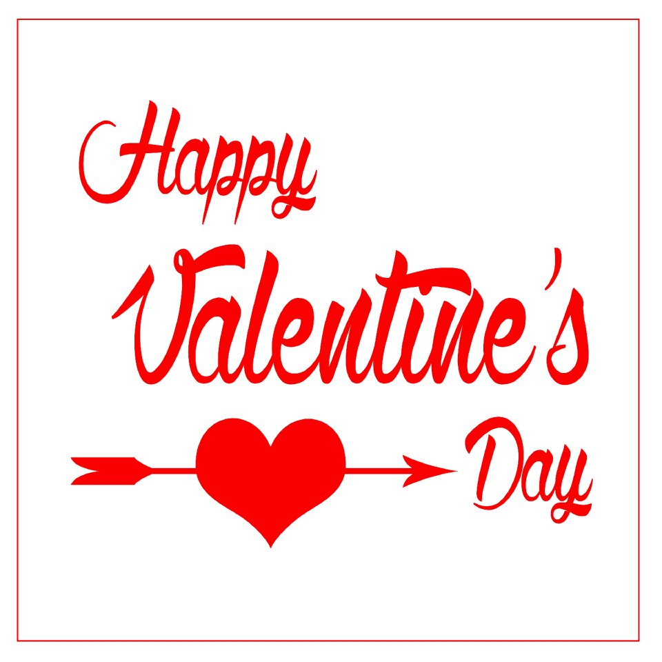 Spouses marriage red heart