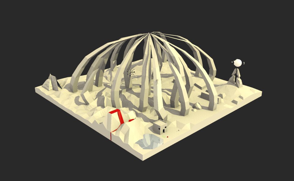 Island outland lowpoly