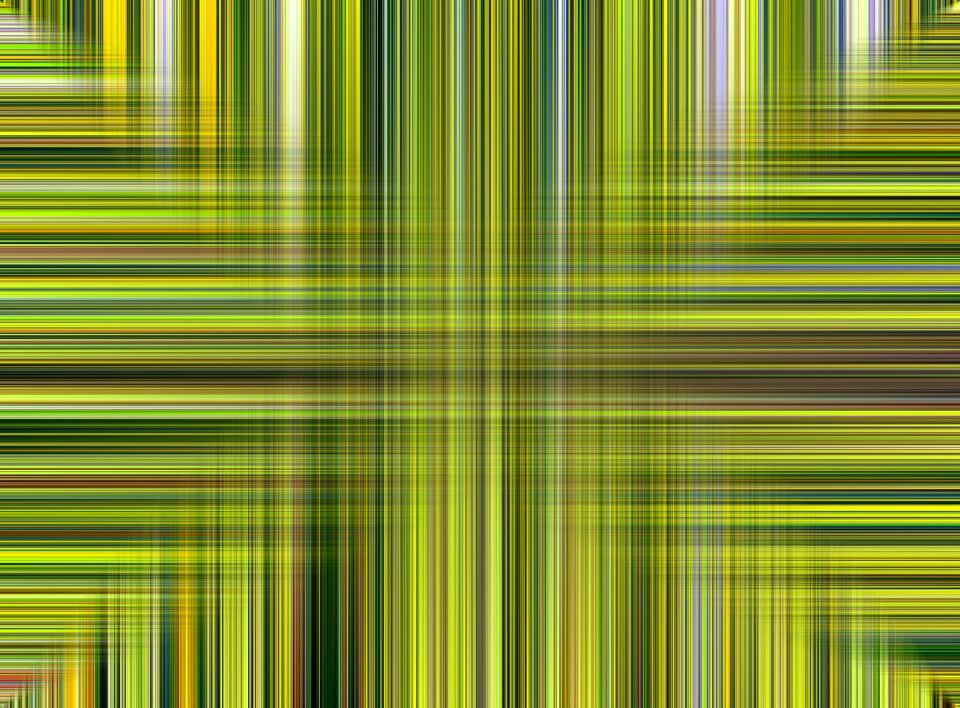Structure abstract green