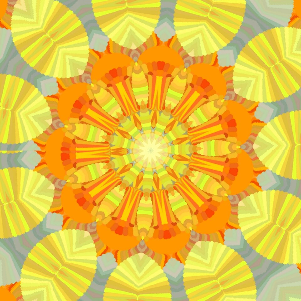 Abstract yellow bright
