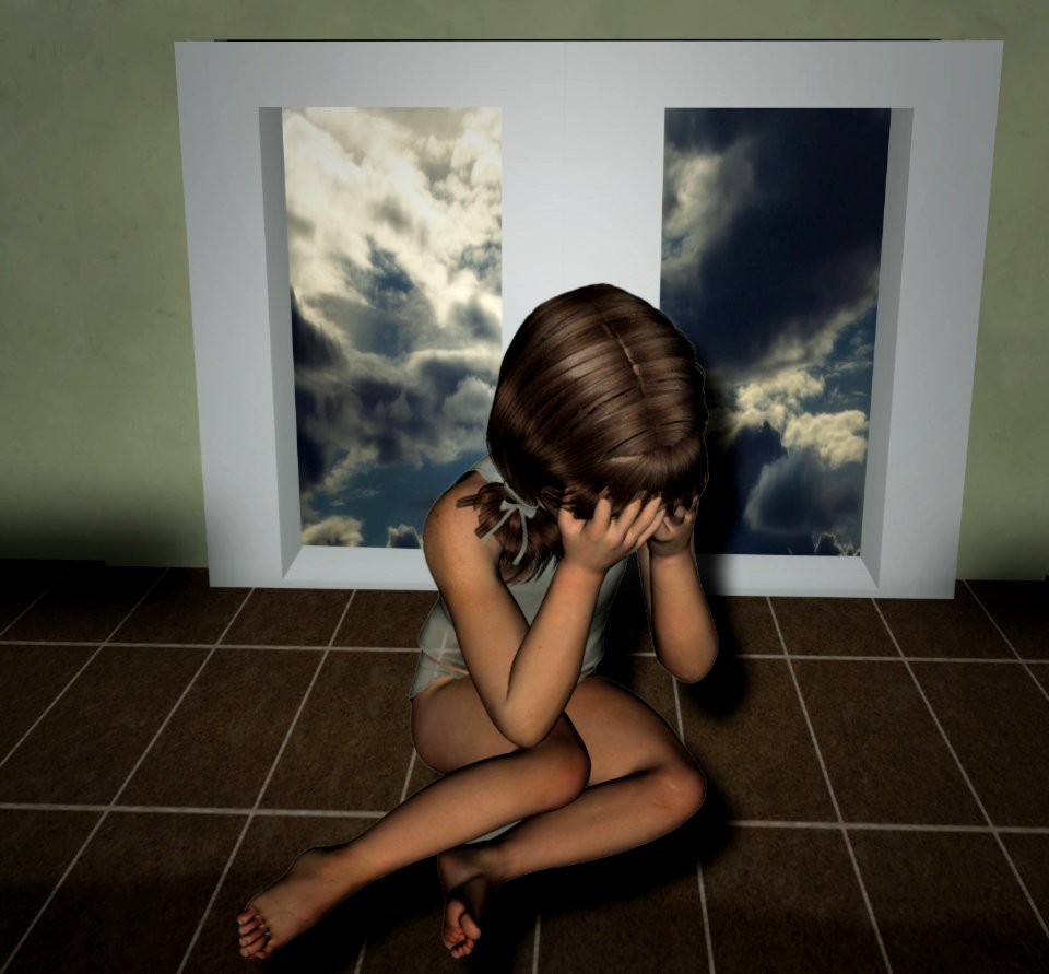 Abuse victims violent
