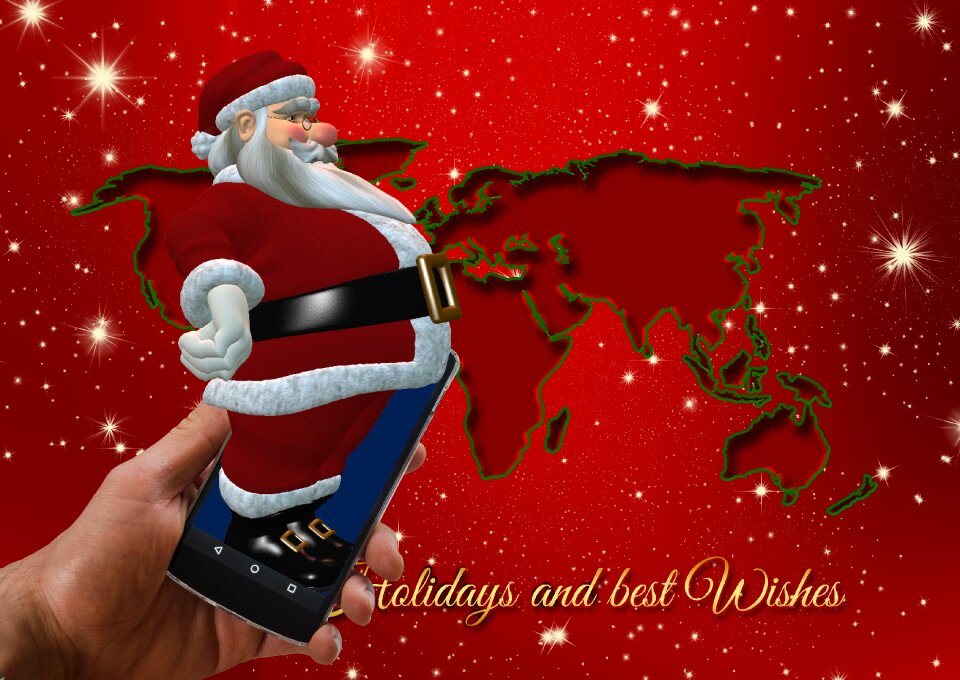 Mobile phone claus winter