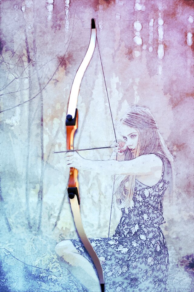 Art abstract watercolor