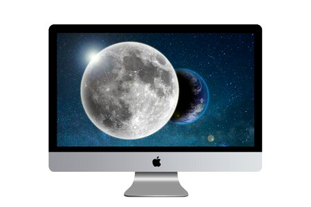 Computer screen blue
