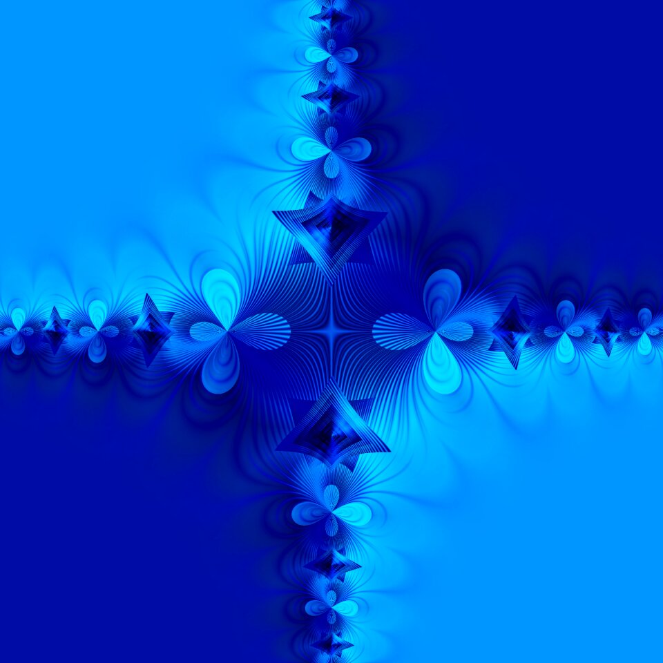 Blue presentation vibration