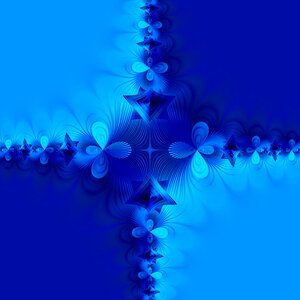 Blue presentation vibration