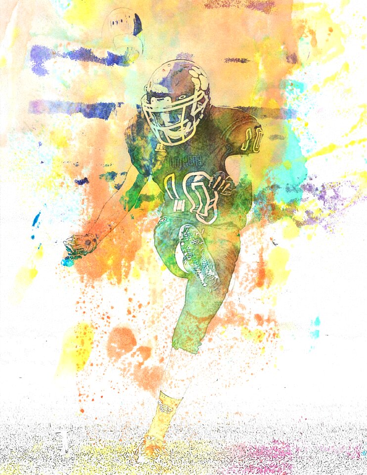 Art abstract watercolor