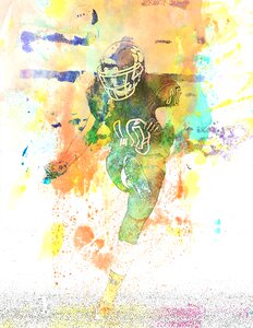 Art abstract watercolor