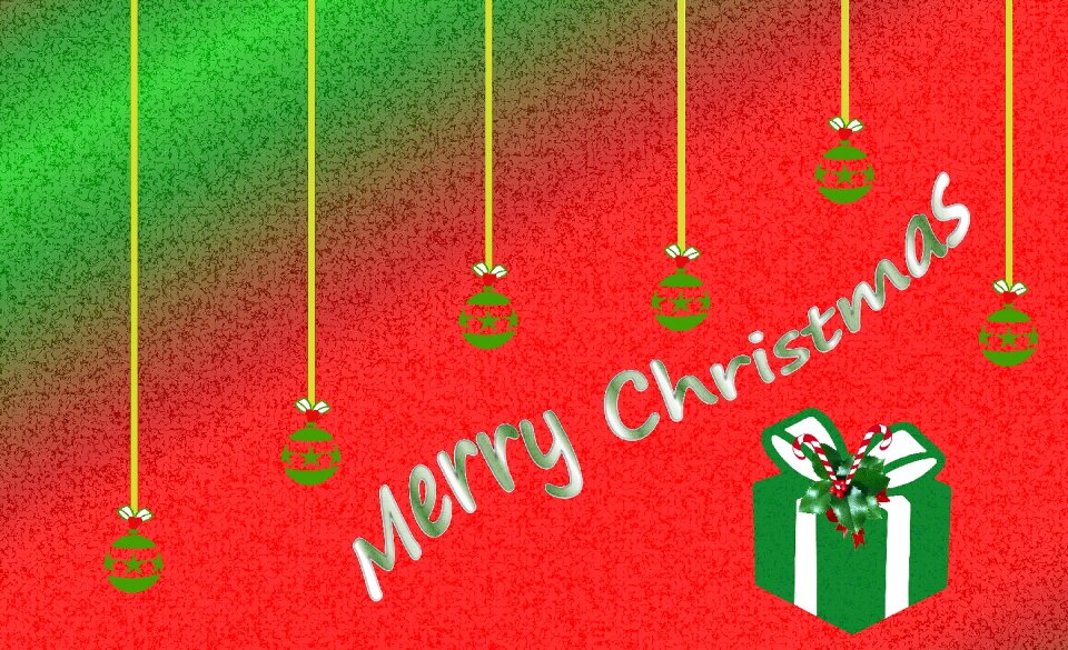 Wishes merry christmas decoration