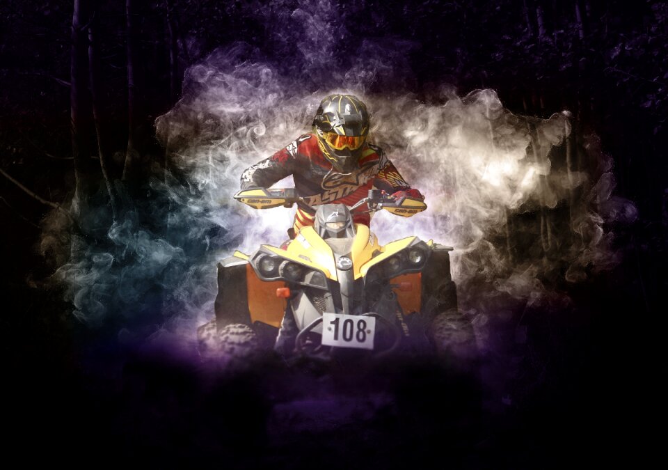 Quad atv motorcycle