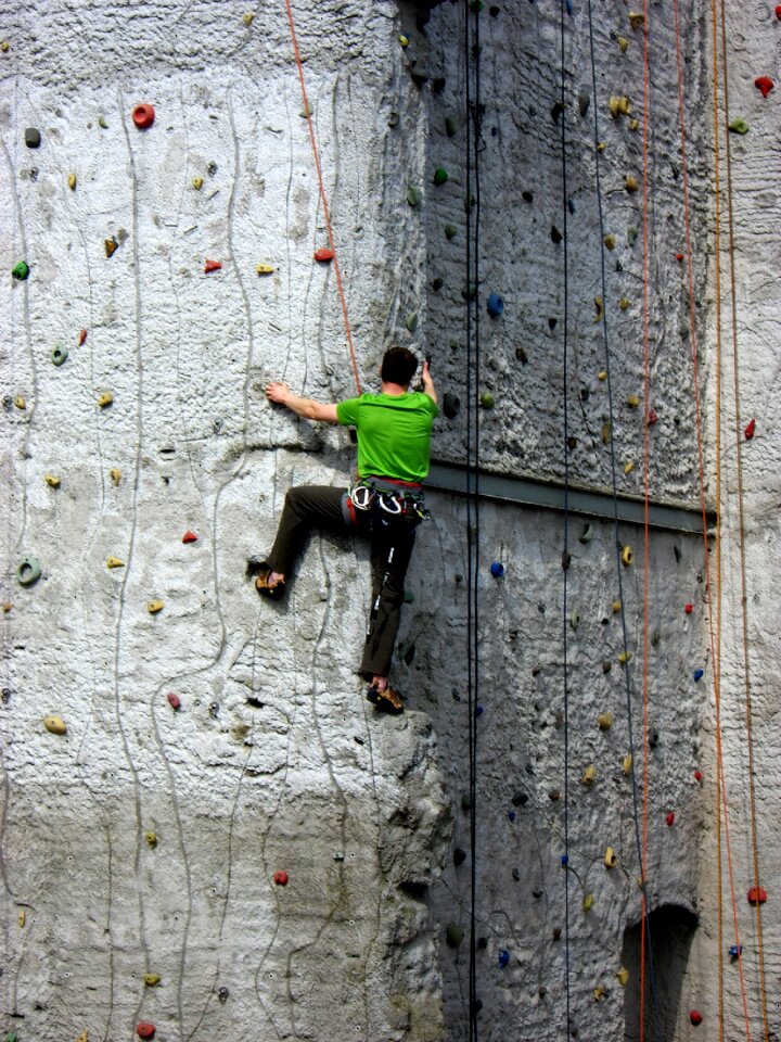 Climb climb up climbing rope