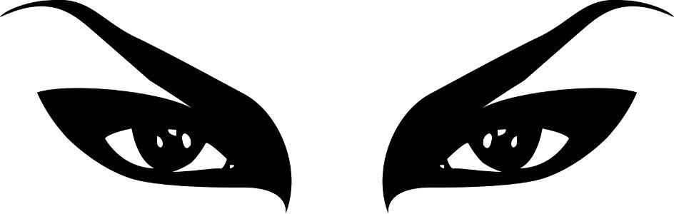 Woman seduction eyeliner