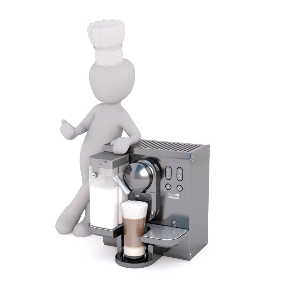 Latte macciato espresso machine tea