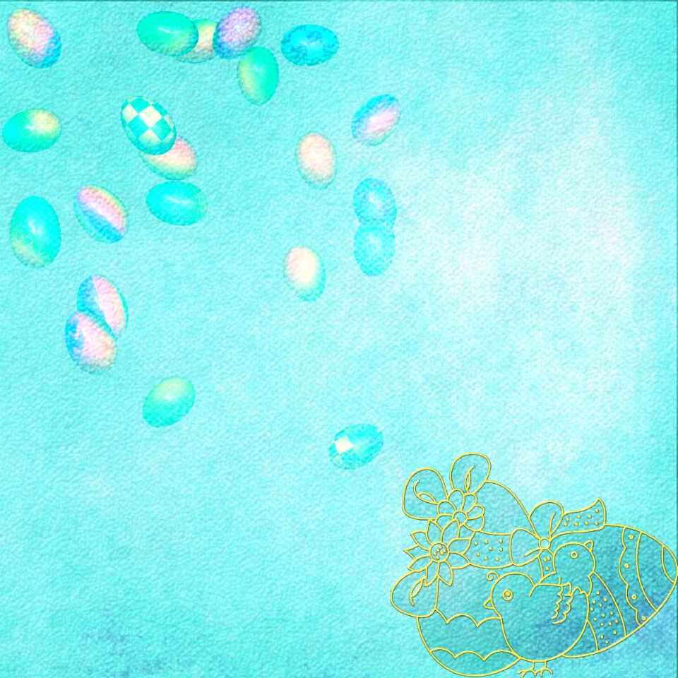 Easter paper scrapbook