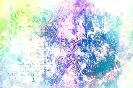 Watercolor vintage colorful
