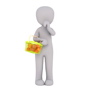Box white male 3d model